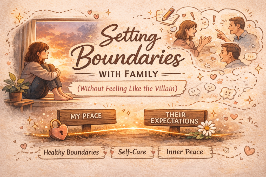 How to Set Boundaries with Family (Without Feeling Like the Villain)