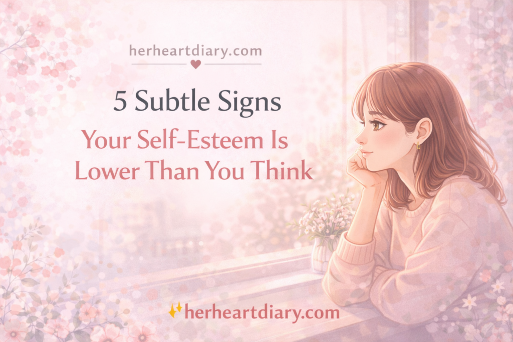 low self-esteem signs in women